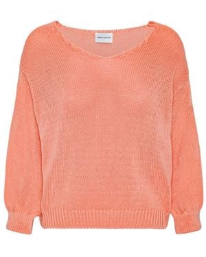 American Dreams Round-Neck Knitwear - Naranja
