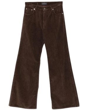 Haikure Wide Trousers - Marrón