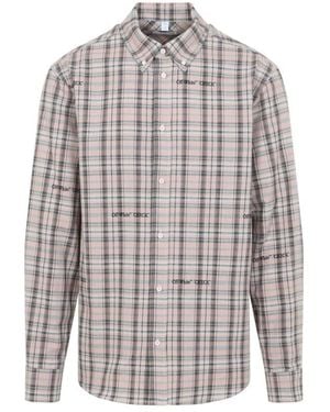 Off-White c/o Virgil Abloh Casual Shirts - Grey