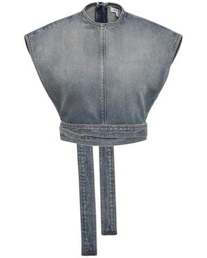 Alaïa Sleeveless Tops - Grey