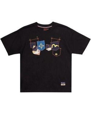 Evisu T-Shirts - Black