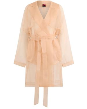 Pinko Trench Coats - Neutro