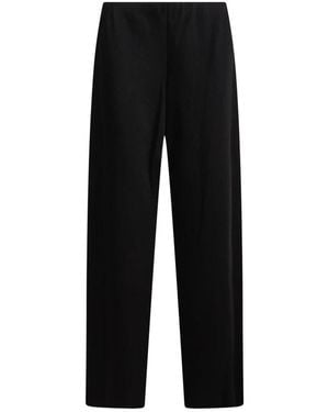 Vince Colette High-Rise Fluid Satin Bias Pant - Schwarz