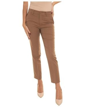 Liu Jo Slim-Fit Trousers - Marrone