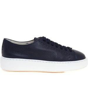 Santoni Trainers - Blue