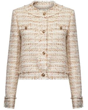 Silvian Heach Tweed Jackets - Neutro