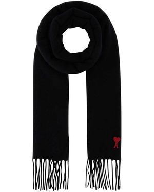Ami Paris De Coeur Scarf - Zwart