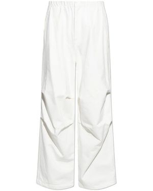 Jil Sander Wide Trousers - White