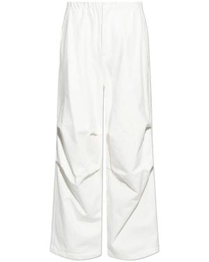 Jil Sander Wide Trousers - White