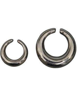 Panconesi Accessoires ,Grijs ,Circle Cuffs - Metallic