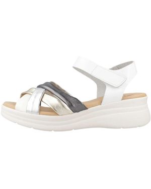 Pitillos Tubular Flat Sandalen - Weiß