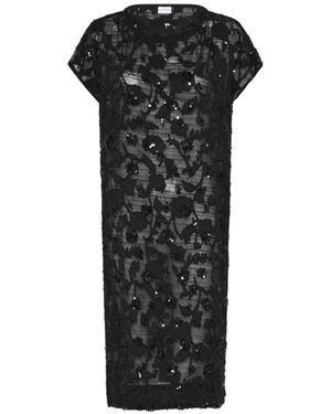 iN FRONT Midi Dresses - Black