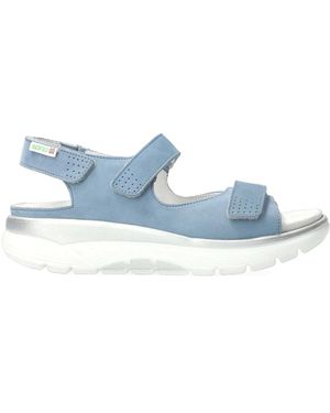 Mephisto Flat Sandals - Bleu