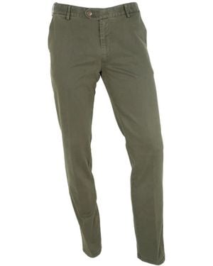 Meyer Slim-Fit Trousers - Green