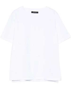 Aragona Tops ,Wit ,Katoen Katoenen T-Shirt