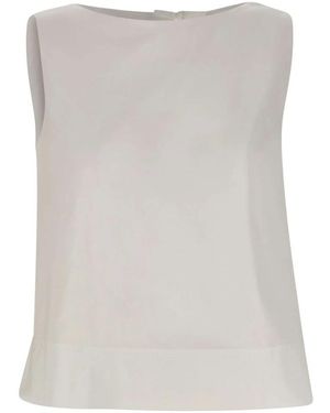 Herno Sleeveless Tops - Grey