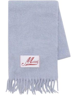 Marni Accessoires ,Blauw ,Alpaca Sjaal