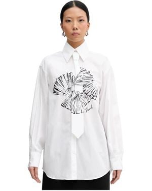 KARL LAGERFELD Overhemden ,Wit ,Katoen Shirts
