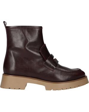 CTWLK Schoenen ,Bruin ,Erika Enkellaarsjes