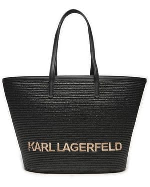 Karl Lagerfeld Tote Bags - Nero