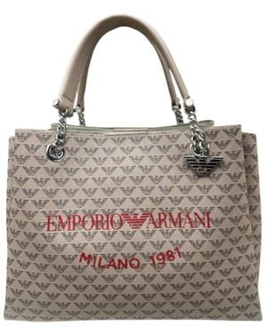 Emporio Armani Shopping Bags - Grey