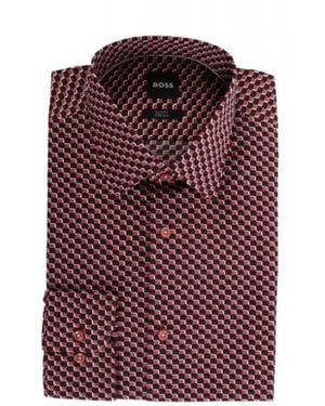 BOSS Formal Shirts - Purple