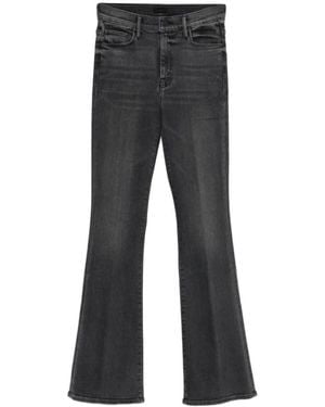 Mother Boot-Cut Jeans - Gris