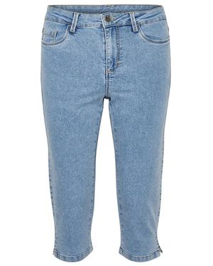 Kaffe Cropped Jeans - Azul