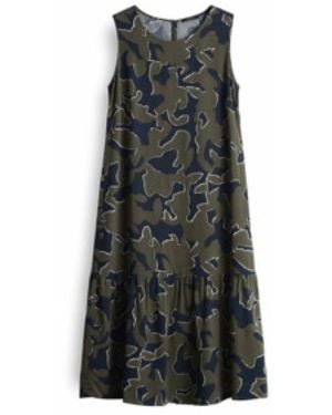 Opus Marineblaues Kleid Für Damen - Schwarz