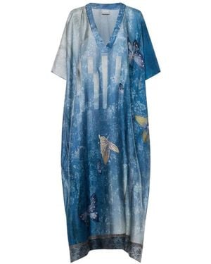 Pierre Louis Mascia Maxi Dresses - Blue