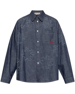 Marni Denim Shirts - Blue