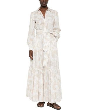 MC2 Saint Barth Kleedjes ,Wit ,Katoen Jensen Shirt Dress