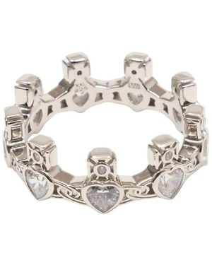 Vivienne Westwood Accessoires ,Grijs ,Renatta Ring - Metallic