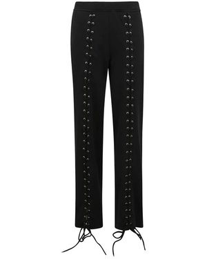 ROTATE BIRGER CHRISTENSEN Straight Trousers - Negro