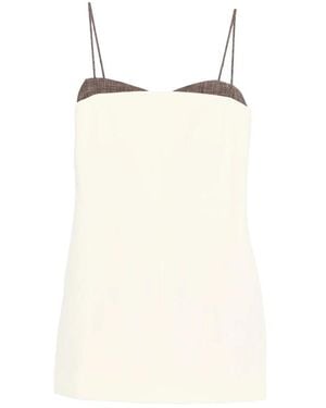 Entire studios Short Dresses - Natural