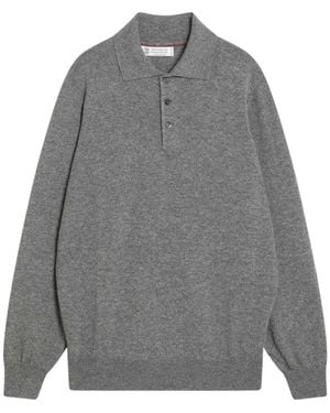 Brunello Cucinelli Polo Shirts - Grijs