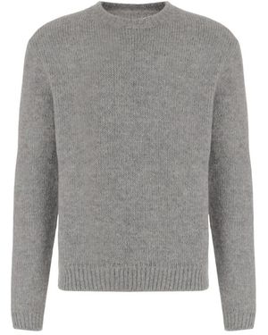 Jil Sander Round-Neck Knitwear - Grigio