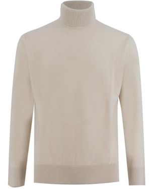 Eleventy Pure Cashmere Turtleneck Jumper - Grijs