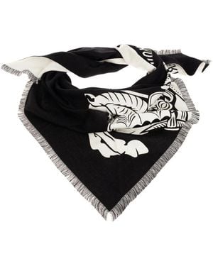 Burberry Dreieckiger Schal - Schwarz