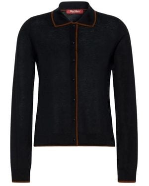 Max Mara Gebreide Cardigan - Zwart
