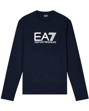 EA7 Long Sleeve Tops - Blue