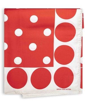 Dries Van Noten Silky Scarves - Red