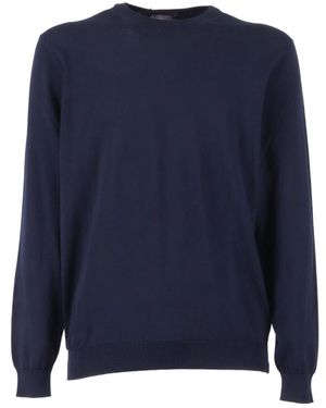 FILIPPO DE LAURENTIIS Round-Neck Knitwear - Blue