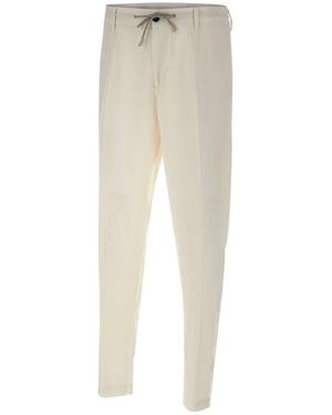 Eleventy Slim-Fit Pants - Natural