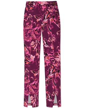 Versace Jeans Couture Wide Trousers - Rouge