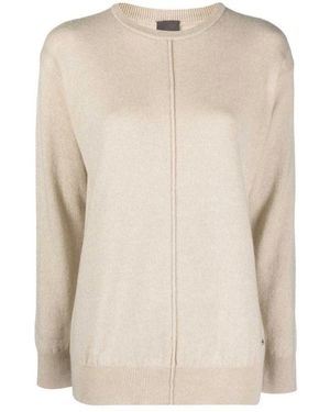 Lorena Antoniazzi Round-Neck Knitwear - Natural