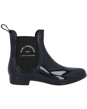 KARL LAGERFELD Rain Laarzen - Blauw