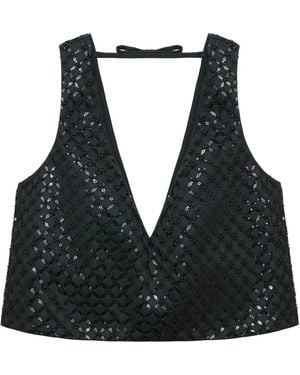 Dorothee Schumacher Sparkling Statement Top - Zwart