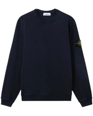 Stone Island Hoodies & Sweatvesten ,Zwart ,Sweatshirts - Blauw