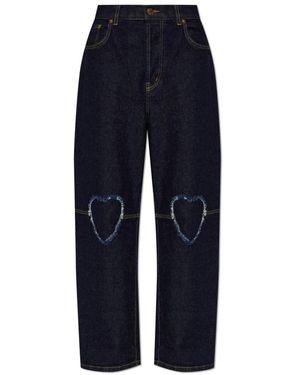 Moschino Straight Jeans - Azul